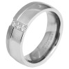 Partnerring Damenring Titan silberfarben Ringgröße: 54 Akzent 5080023-54