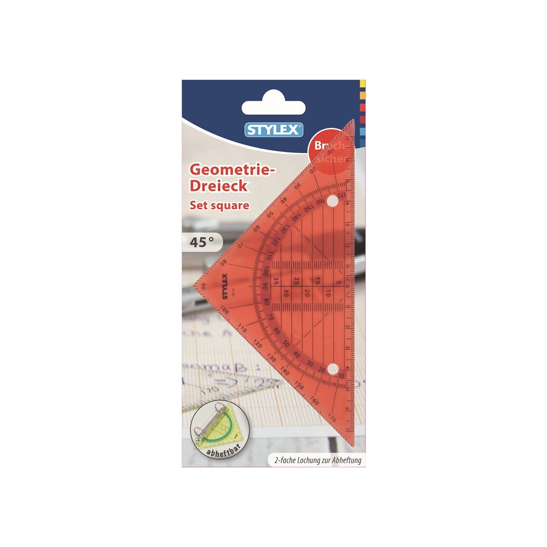 2 Stück Geodreieck Set - Flexibel Und Praktisch Für Schule & Büro
