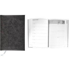 Buchkalender 2027 Kalender Bucheinband schwarz 400 Seiten...