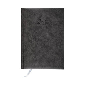 Buchkalender 2027 Kalender Bucheinband schwarz 400 Seiten...