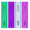 Stylex Lineal bruchsicher 16 cm transparent farbig