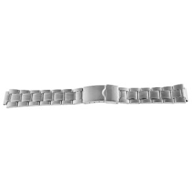 Steinmeister Edelstahl Uhrenarmband silberfarben...