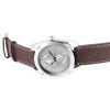 Analog Herrenuhr Armbanduhr Kunstlederarmband braun Quartzwerk