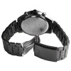 Herrenuhr Armbanduhr Edelstahl schwarz Chronolook Datumsanzeige Akzent