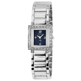 Damenuhr Armband Edelstahl Gliederband silberfarben 3 ATM...