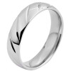 Damenring Fingerring Ring Edelstahl silberfarben Ringgröße 62