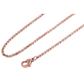 Edelstahl Damen Erbskette Länge: 70 cm Stärke 2...