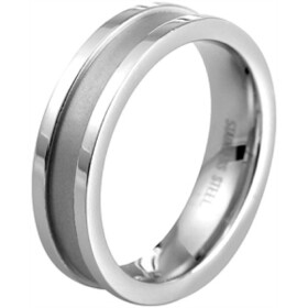 Herrenring Edelstahl Fingerring Ring silberfarben...