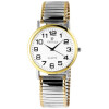 Classique 2700011-002 Analog Herrenuhr mit Metallzugband bicolor