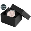 Uhrenbox Deckel Pappe schwarz 8 x 8.5 x 5,5 cm 1 Stück