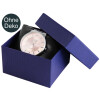 Uhrenbox Pappe blau 8 x 8,5 x 5,5 cm 1 Stück