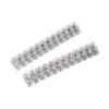 Lüsterklemme 4 mm² - 12 Pol - 2 Leisten Werkzeug Elektronik ToolTech 30063