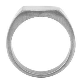 Akzent Edelstahl Siegelring Ringgröße 54...