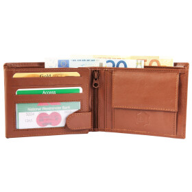 Excellanc 3000064-006 Herren Geldbörse Echtleder 12...
