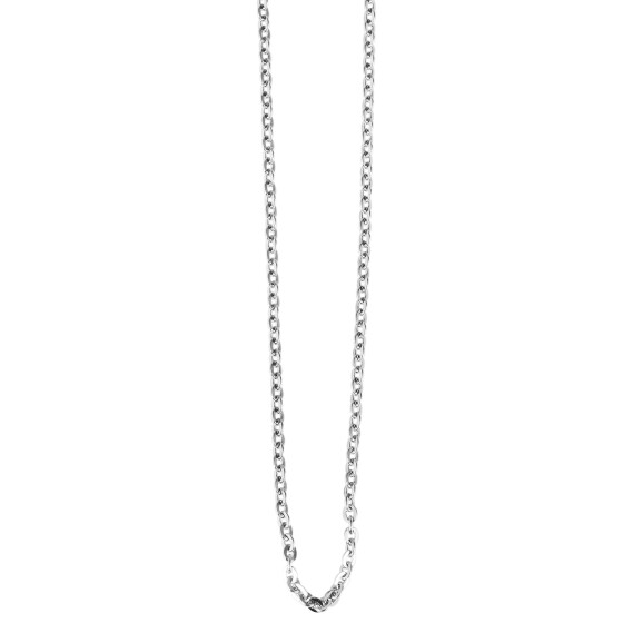 Akzent 5000012-0600 Edelstahl Damen Ankerkette silberfarben 60 cm x 2 mm