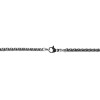 Edelstahl Damen Zopfkette silberfarben Länge: 60 cm / Stärke: 3 mm