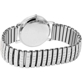 Classix 2700007-002 Herrenuhr mit Metallzugband, silber-schwarz