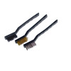 Bürsten Set Messing Nylon Non-Ferro 175mm 3-tlg. Werkzeug Bürsten Quality Product 880165
