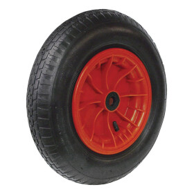 Schubkarren Rad 400x100 PVC 2 ply160 kg Werkzeug Räder Wheeltech 9002120