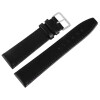 Basic Echtleder Armband 8000072-240 in schwarz  glatt flachBandbreite 24 mm