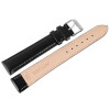 Leder Uhren Armband schwarz glatt gepolstert XXL 18 mm Stegbreite Steinmeister