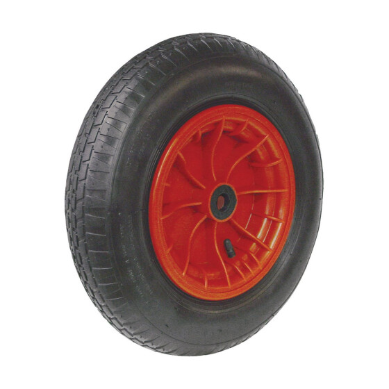 Schubkarrenrad 4,00-8 PVC 4ply  Gleitlager 160 kg Werkzeug Räder Wheeltech 9005020