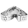Unisexuhr Metallarmband silberfarben Analog Quartzwerk Steinbesatz King Star 1800058-003
