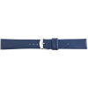 Basic 8000053-160 Echtleder Armband in dunkelblau glatt flach Stegbreite 16 mm