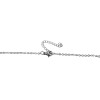 Akzent 5010095-002 Edelstahl Damenkette 43 cm / 1 mm - silberfarben Herzmedaillon