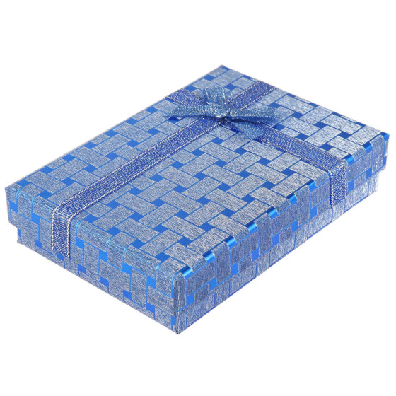 Schmuckbox 6300023-002 glänzend 13 x 9 x 3 cm blau