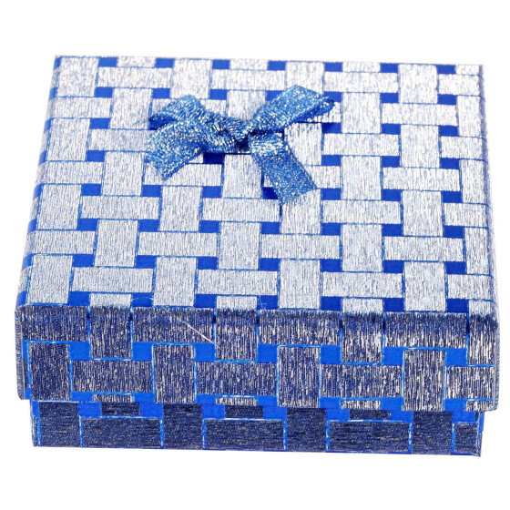 Schmuckbox 6300024-002 glänzend 9 x 9 x 3,5 cm blau