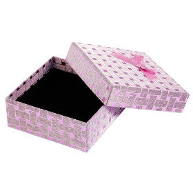 Schmuckbox 6300024-003 glänzend 9 x 9 x 3,5 cm pink