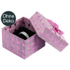 Schmuckbox 5,5 x 5,5 x 4 cm ohne Druck pink
