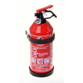 Feuerlöscher ABC 1kg mit Halterung Werkstatt Autozubehör Sicherheit Filmer 17990