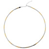 Akzent 5000070-0450 Edelstahl Damen Omega-Halsreif 45 cm x 3 mm bicolor