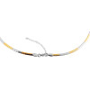 Akzent 5000070-0450 Edelstahl Damen Omega-Halsreif 45 cm x 3 mm bicolor