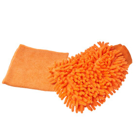 Autowasch Set 2-teilig Waschhandschuh + Tuch...