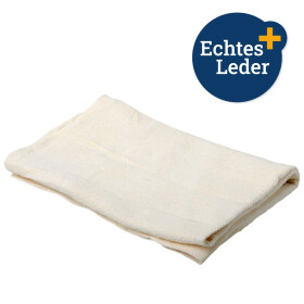 Fensterleder Natur Leder ca.32x50cm Haushalt...