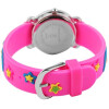 Kinderuhr rosa Prinzessin Motiv Aufdruck auf Silikonband Analog