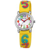 Excellanc 4500020-002 Kinderuhr "Zahlen" Silikonarmband in gelb