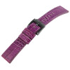 TW Steel Leder Armband 22 mm Bandbreite in lila mit schwarzer Schließe 8400035