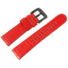 TW Steel Echtleder-Uhrenarmband - 22 mm Stegbreite - rot - schwarze Schließe