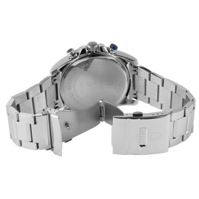 Pierrini 291021100010 Herrenuhr mit Edelstahlarmband silberfarben Chronograph
