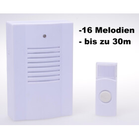 Drahtlose Funk Türklingel mit 16 Melodien, bis zu...