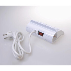 Tischsteckdose Schutzkontakt 5er 2x USB Haushalt Elektro...