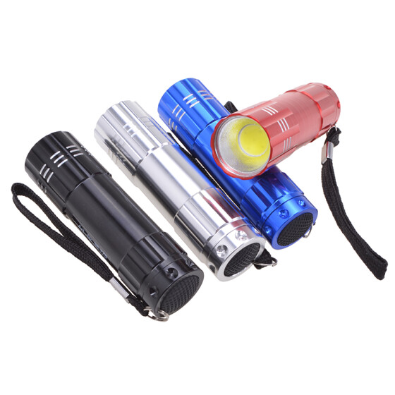 LED Taschenlampe COB ca. 9cm - diverse Farben Auto Haushalt Freizeitzubehör Taschenlampen Filmer 36174