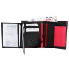 Monopol 3000166-001 Unisex Geldbörse Echtleder schwarz/ rot 10 x 12 x 3 cm Hochformat