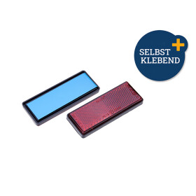 Reflektor eckig rot 2er-Set selbstklebend Auto Anhängerzubehör Filmer 36505