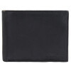 Herren Leder Geldbörse Querformat 12x9cm schwarz SteinMeister 3000161-001