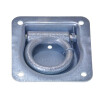Zurrmulde mit Ring und Feder, 9,5x10cm Auto Anhängerzubehör Filmer 36522
